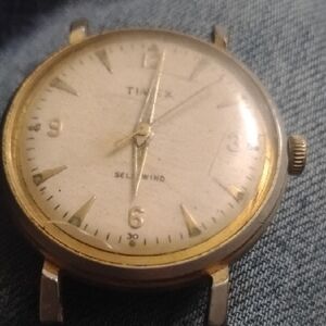 Timex Gold and Silver Vintage Watch
